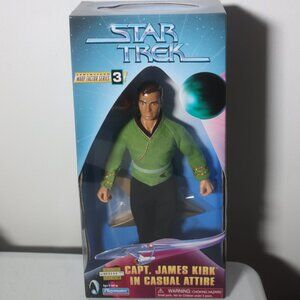 Captain James Kirk Star Trek Playmates Action Figure KB Toys Collector Exclusive